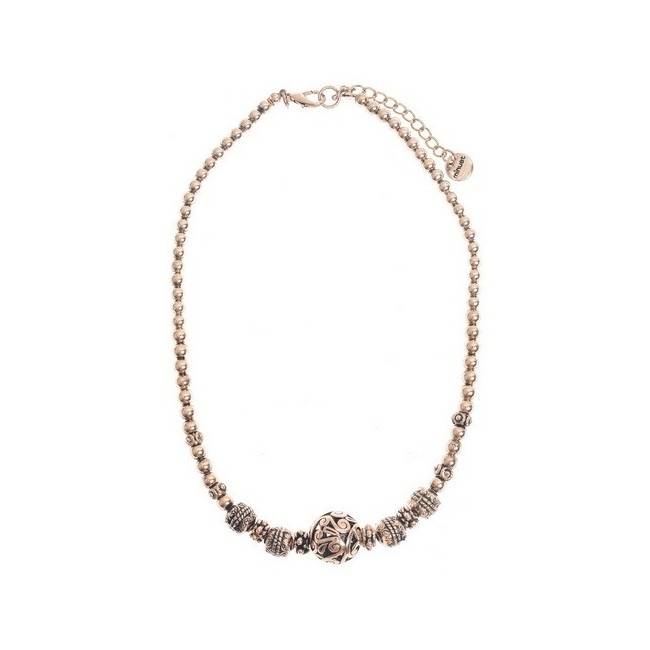 METAL BEADS SHORT NECKLACE