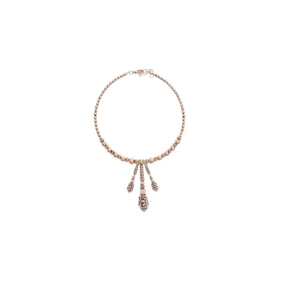THREE PENDANT SHORT NECKLACE