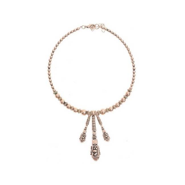 THREE PENDANT SHORT NECKLACE