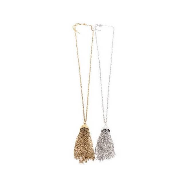 COLLAR LARGO COLG. FLECO METAL