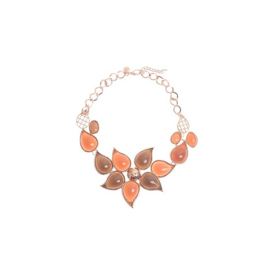 METAL RESIN SHORT NECKLACE