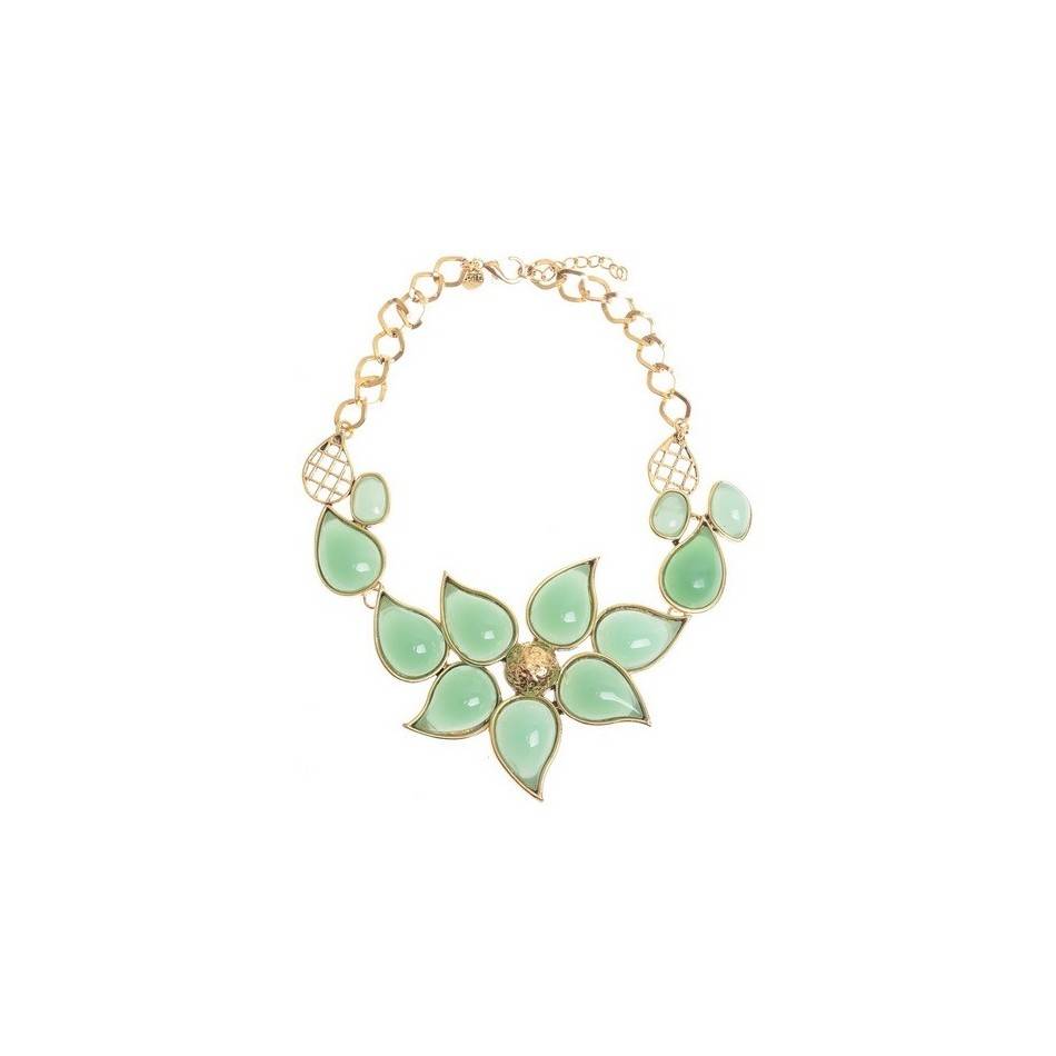 METAL RESIN SHORT NECKLACE