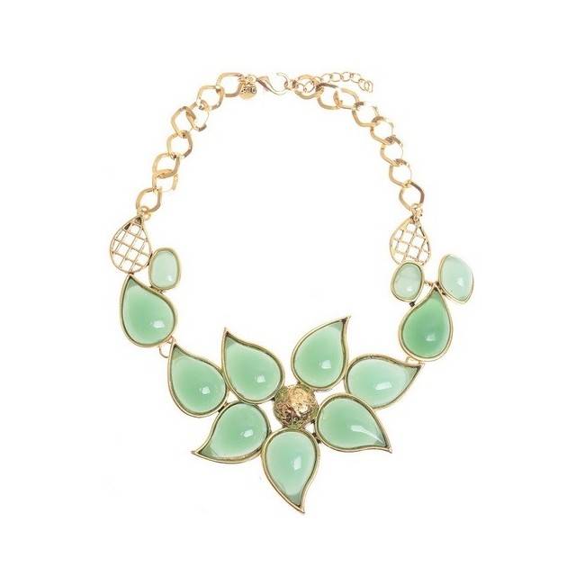 METAL RESIN SHORT NECKLACE
