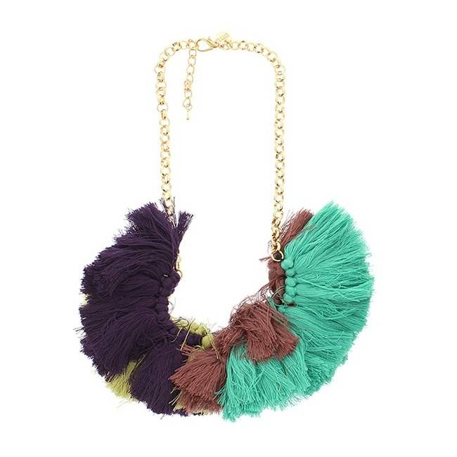 MULTIFRINGE SHORT NECKLACE