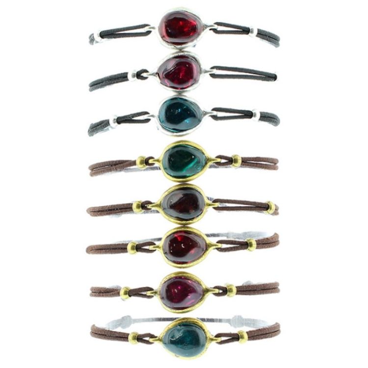 PULSERA GOMITA METAL RESINA