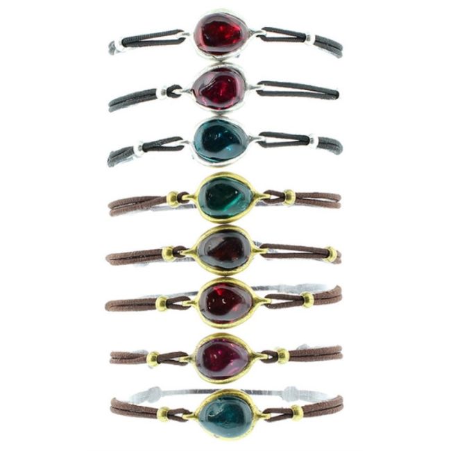 PULSERA GOMITA METAL RESINA