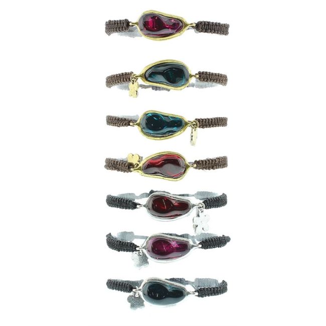 MACRAME METAL RESIN BRACELET