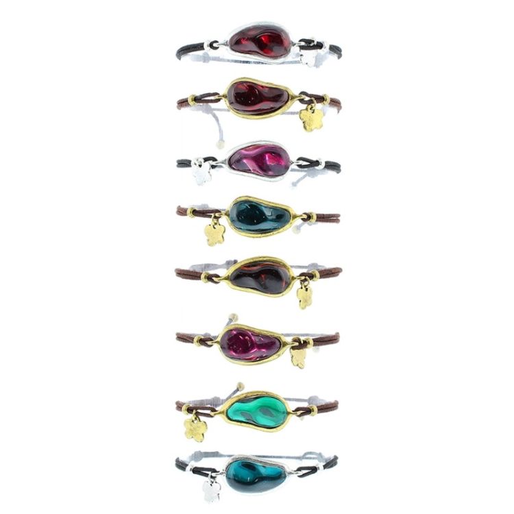 PULSERA GOMITA METAL RESINA