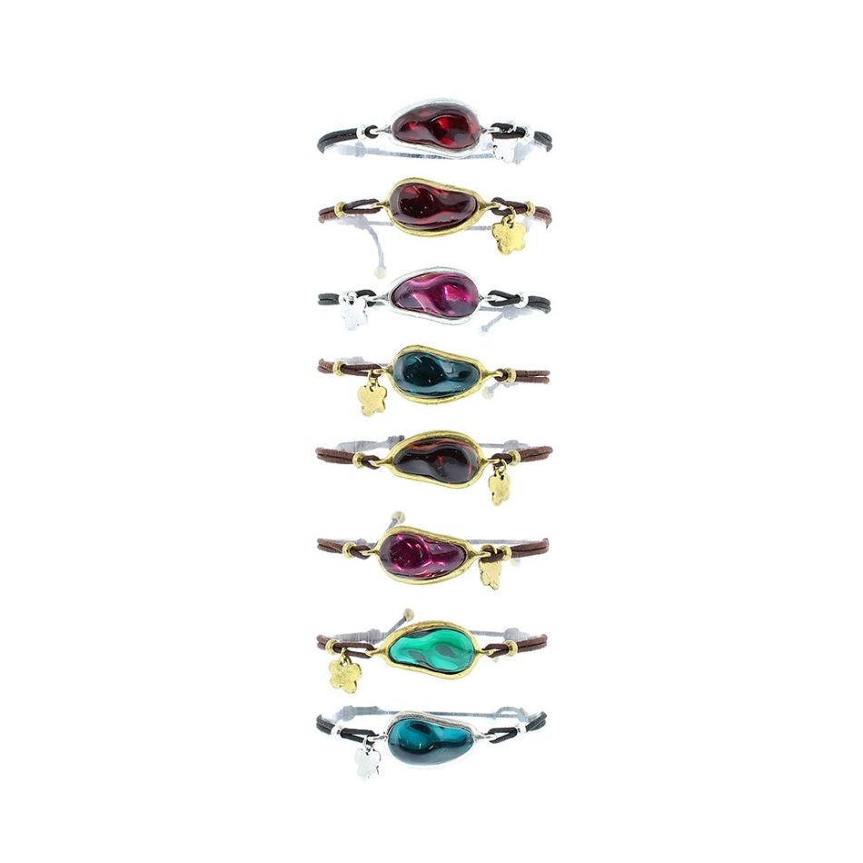 METAL RESIN ELASTIC BRACELET