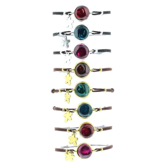 METAL RESIN ELASTIC BRACELET