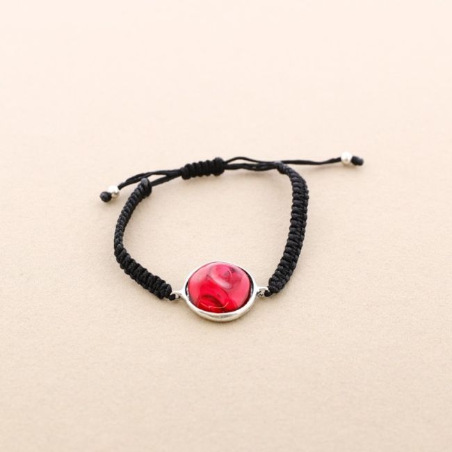 MACRAME METAL RESIN BRACELET