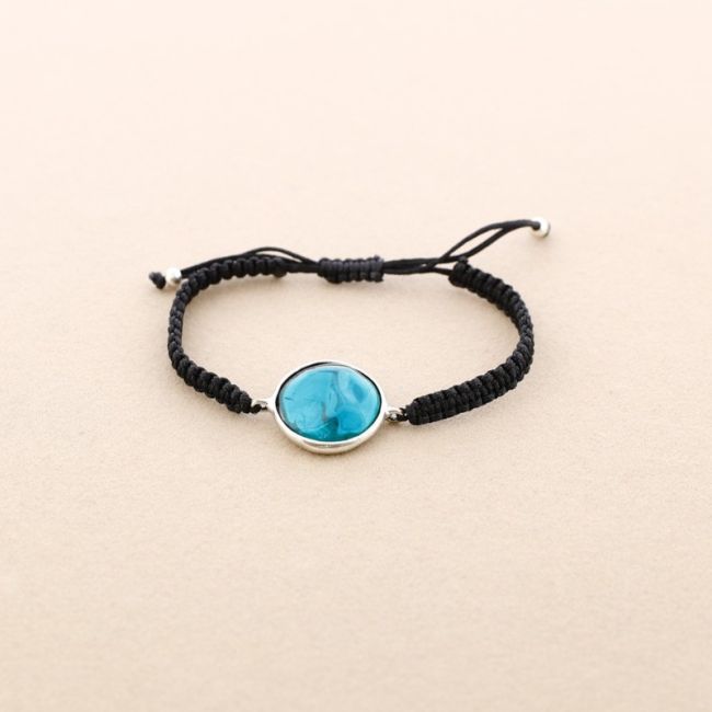 MACRAME METAL RESIN BRACELET