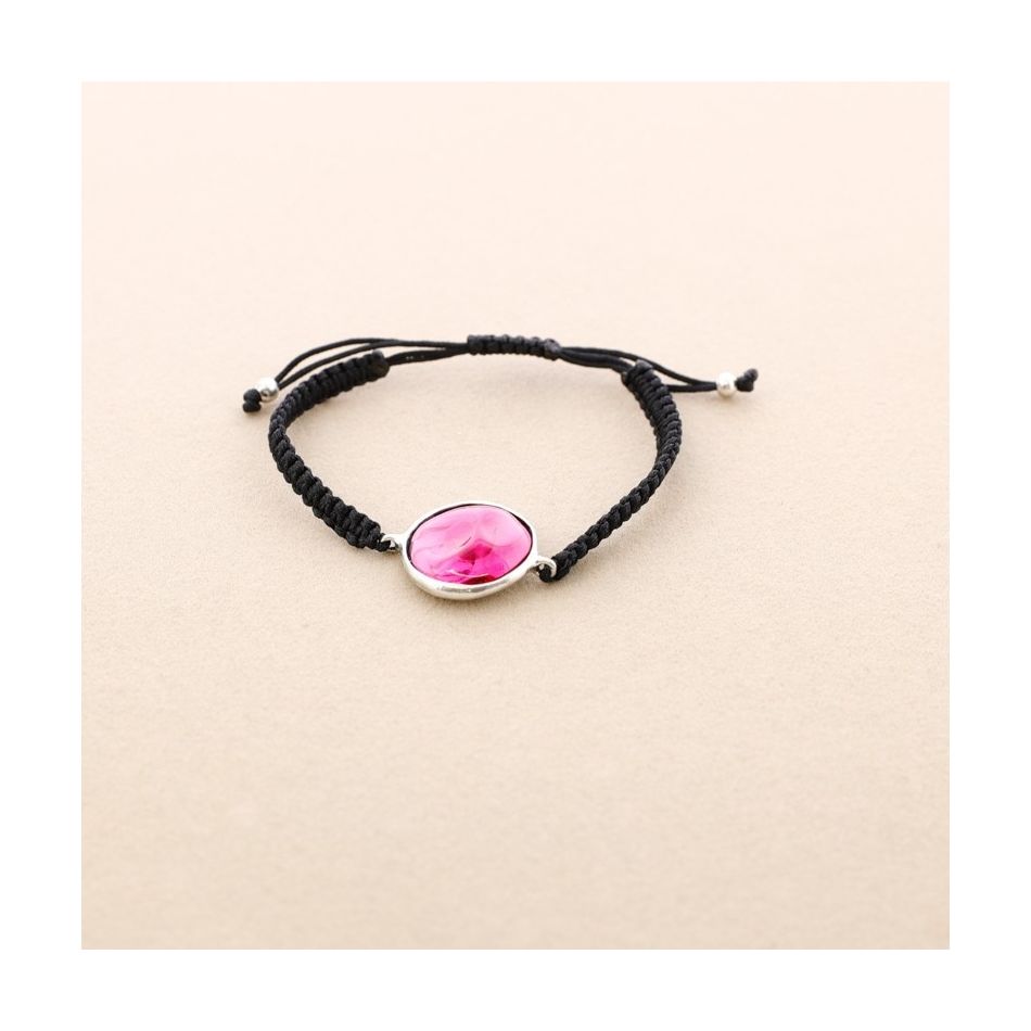 MACRAME METAL RESIN BRACELET