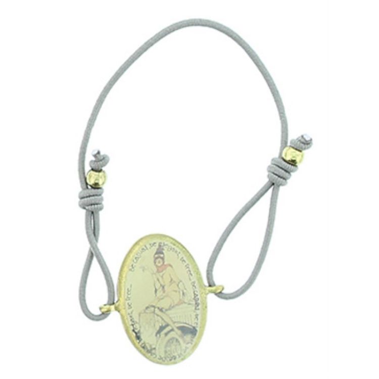 PULSERA GOMITA METAL ESMALTE