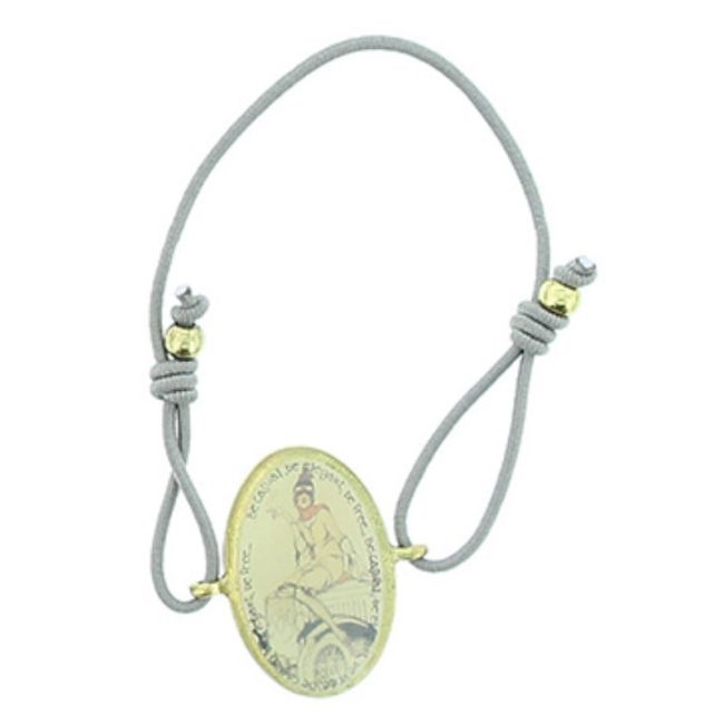 PULSERA GOMITA METAL ESMALTE