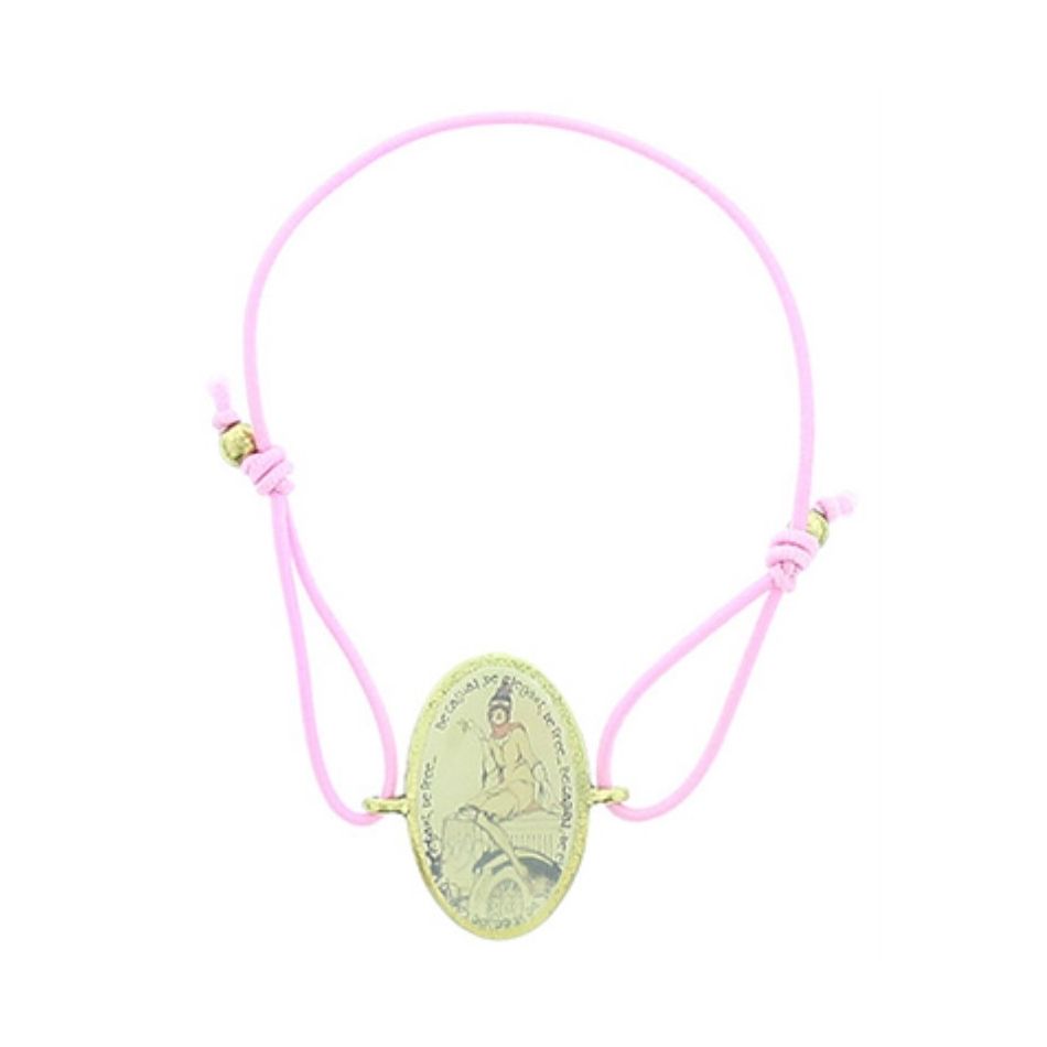 PULSERA GOMITA METAL ESMALTE