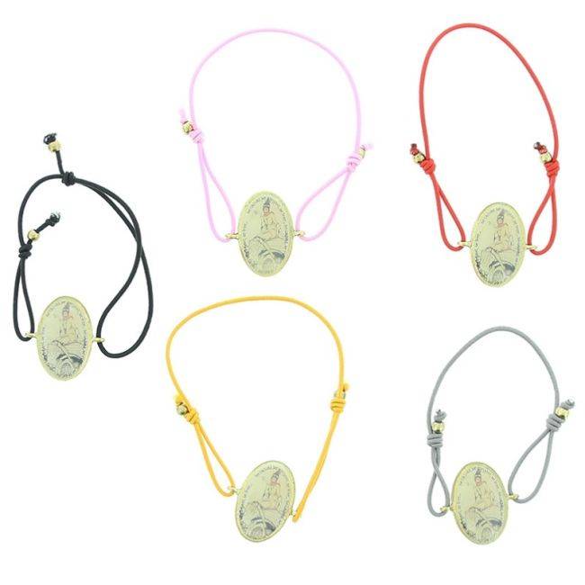 PULSERA GOMITA METAL ESMALTE