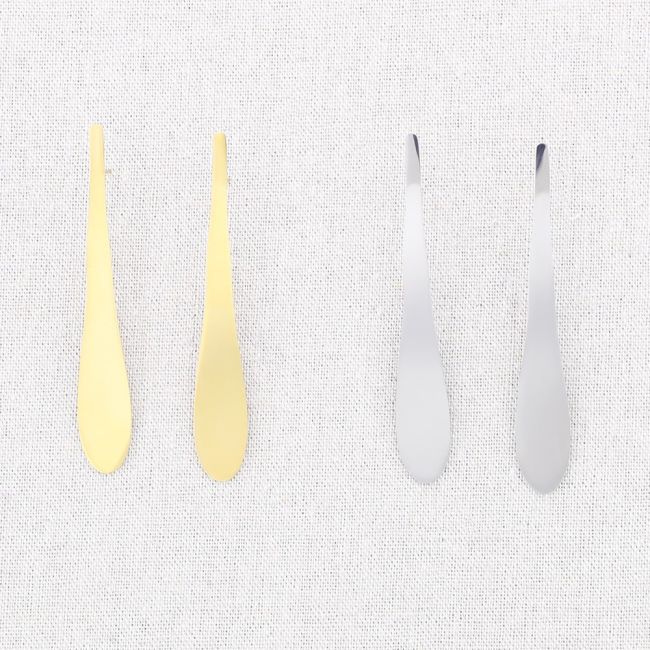 LONG DROP STEEL EARRINGS