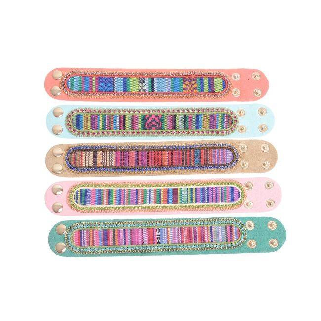 WIDE ETHNIC BRACELET