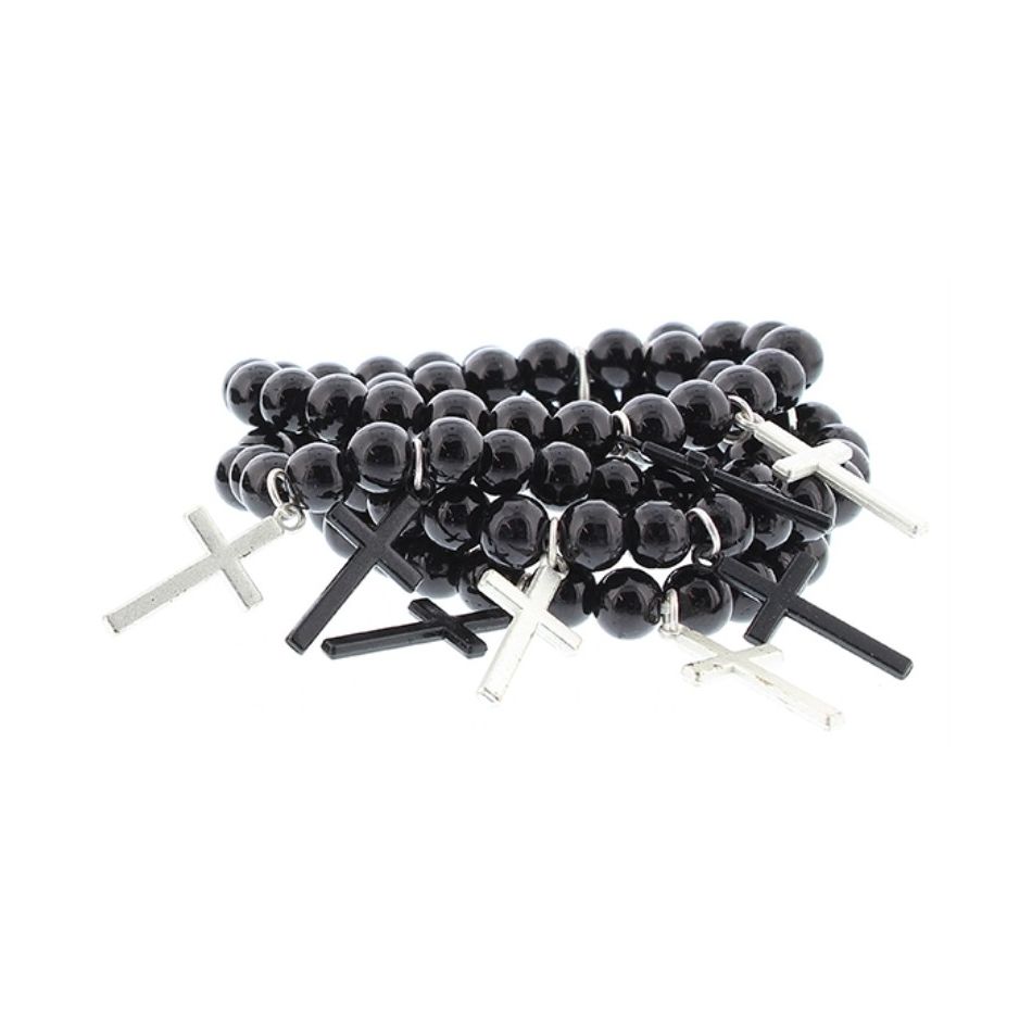 METAL PENDANT CRYSTALS BRACELET
