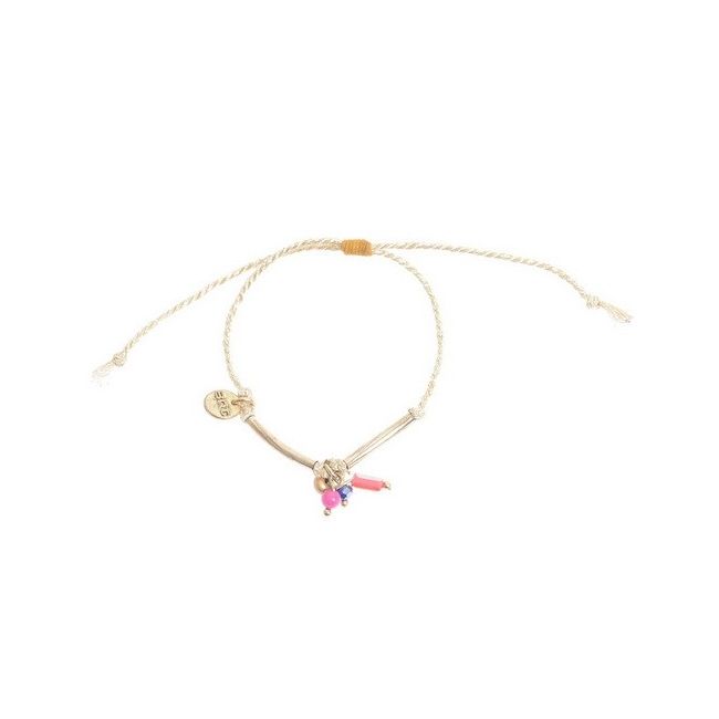 PULSERA MACRAMÉ CUENTAS