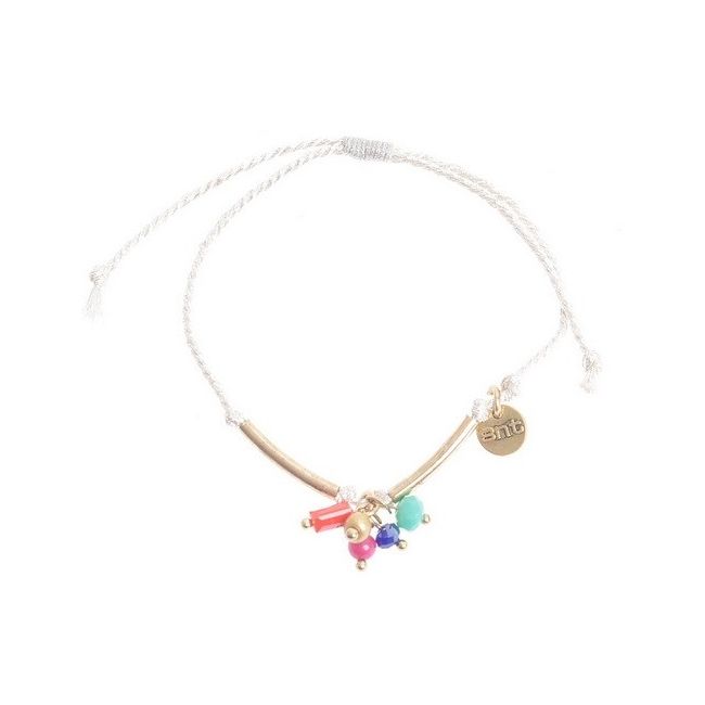 PULSERA MACRAMÉ CUENTAS