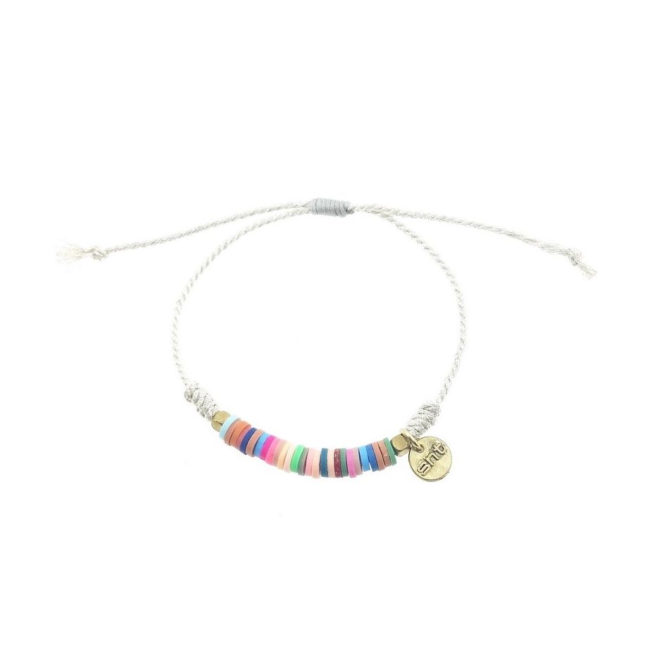 MACRAMÉ BRACELET WITH FIMO BEADS