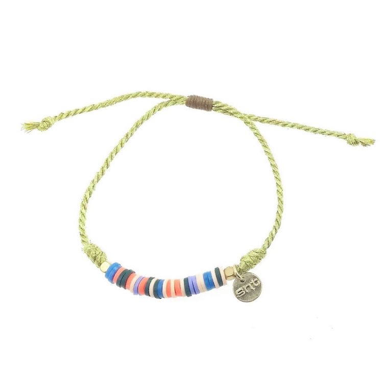 PULSERA  MACRAMÉ CUENTAS FIMO 2