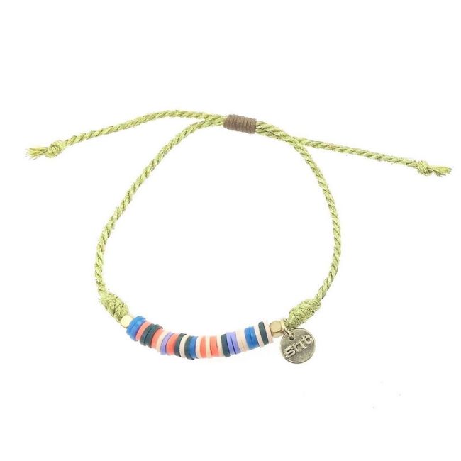 MACRAMÉ BRACELET WITH FIMO BEADS