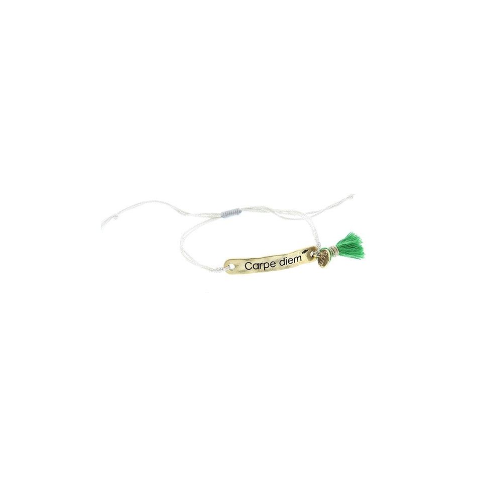 PULSERA  MACRAMÉ MENSAJE