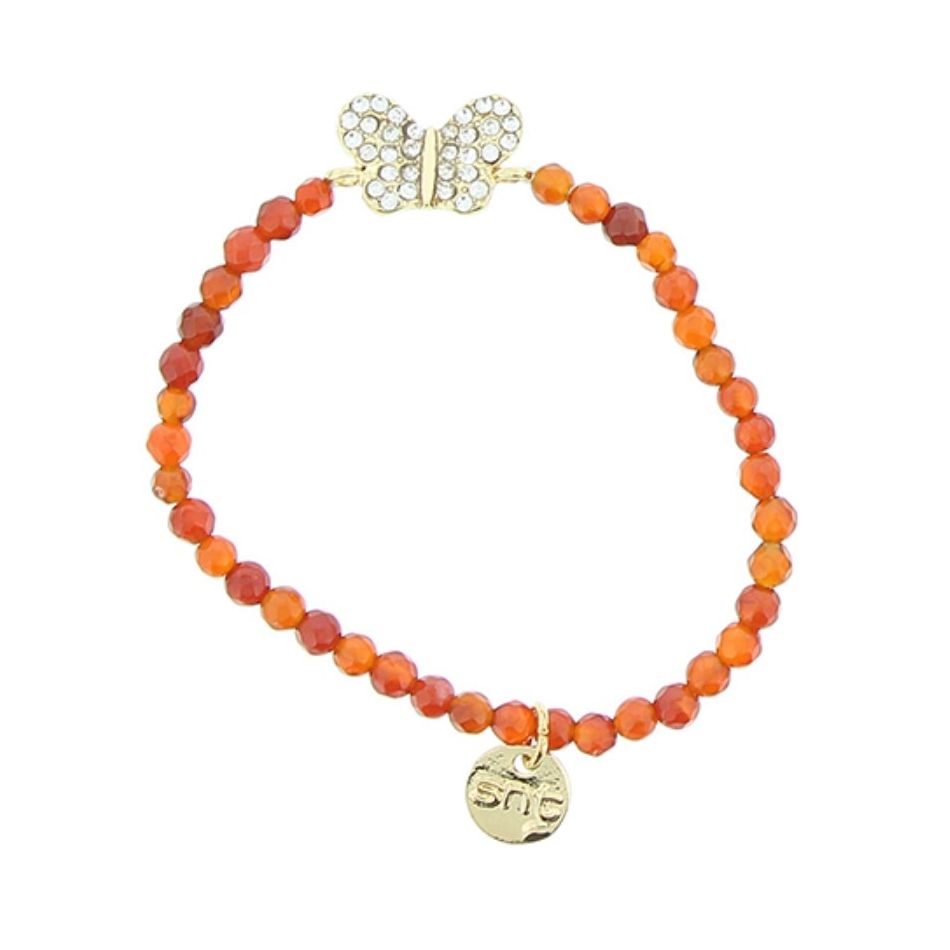 STONES METAL CRYSTALS BRACELET