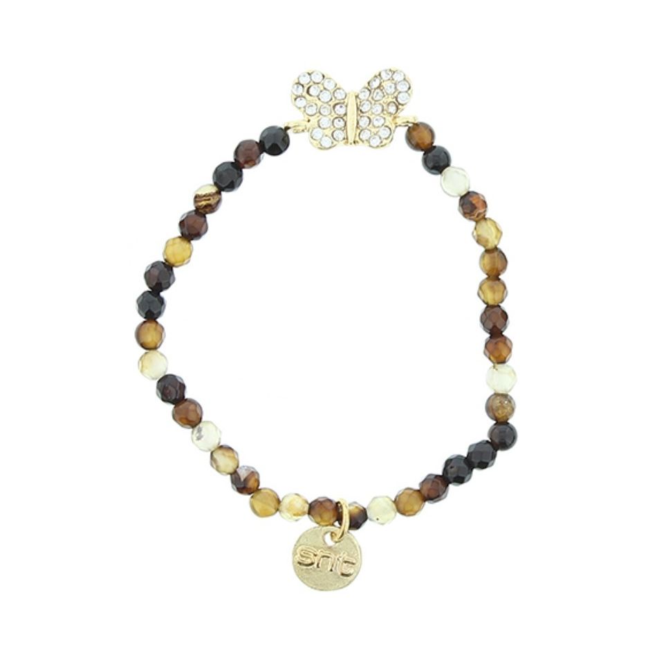STONES METAL CRYSTALS BRACELET