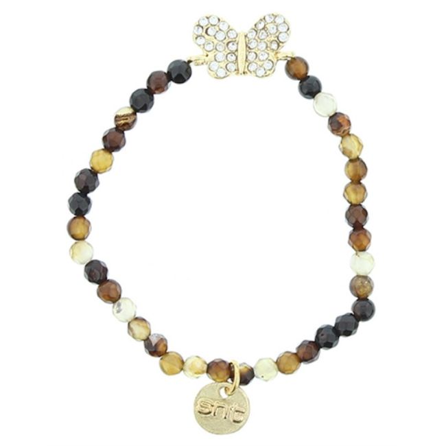 STONES METAL CRYSTALS BRACELET