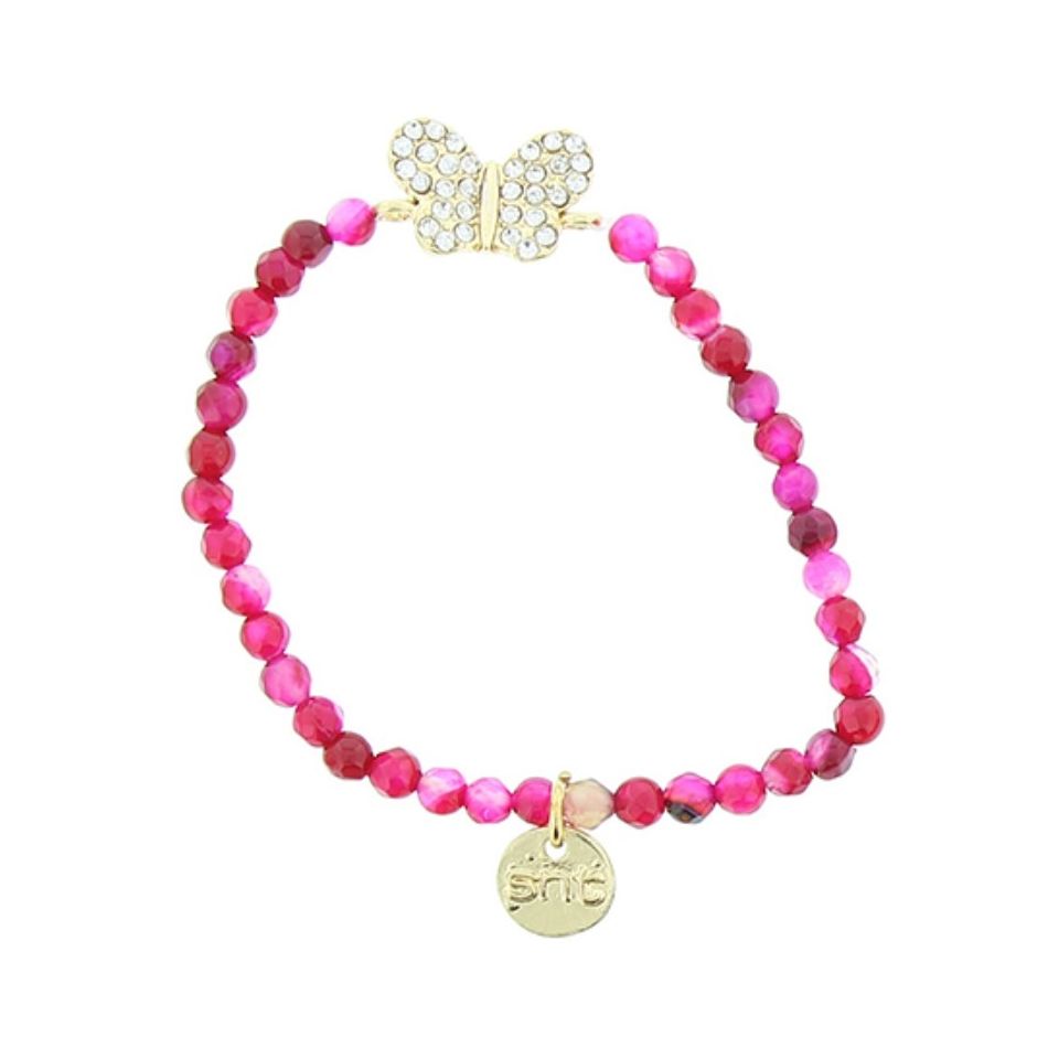 PULSERA PIEDRAS METAL CRISTALES