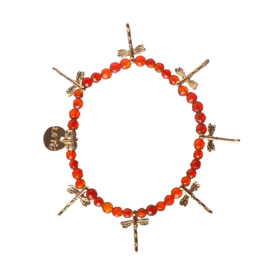 PULSERA PIEDRAS CUENTAS METAL