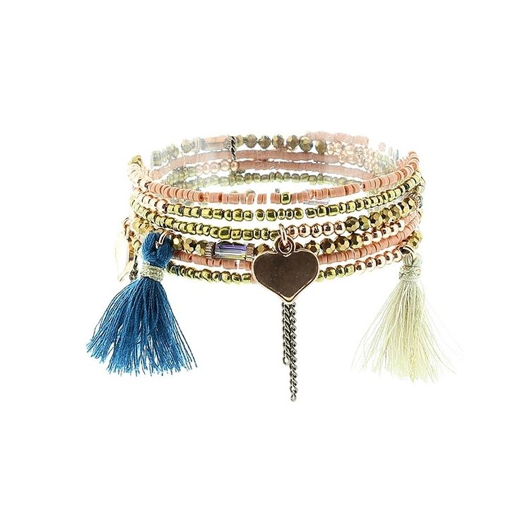 5 ROUND BEADS BRACELET