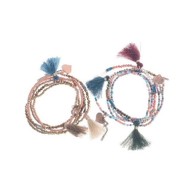 5 ROUND BEADS BRACELET