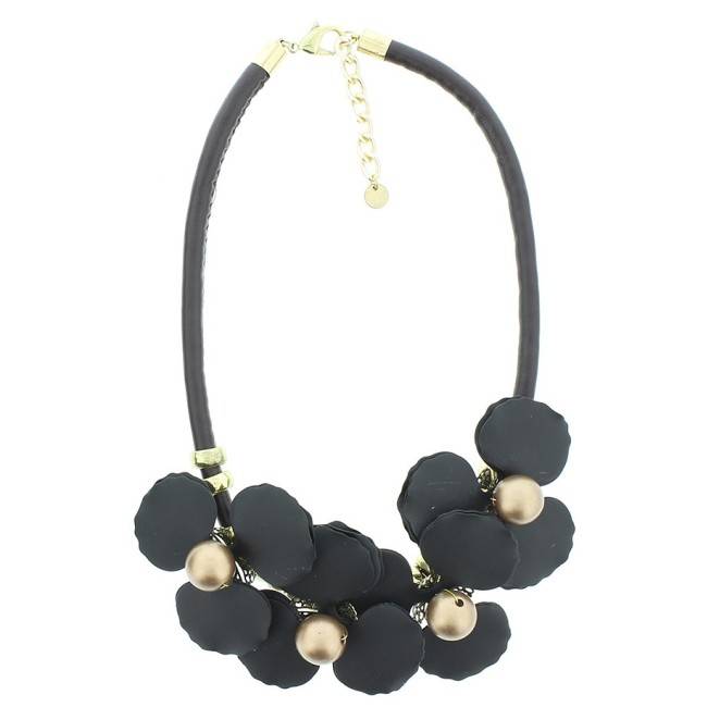 4 FLOWERS SHORT NECKLACE