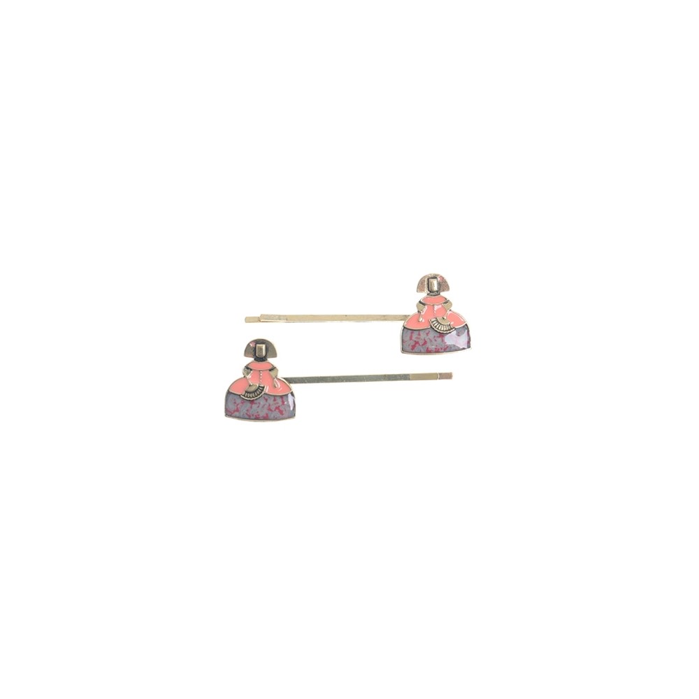 METAL ENAMEL HAIRPINS