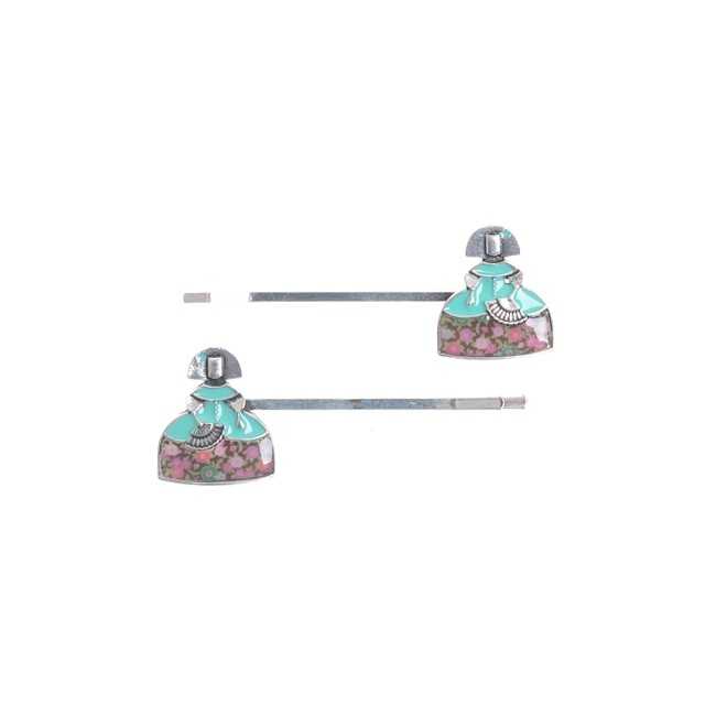 METAL ENAMEL HAIRPINS