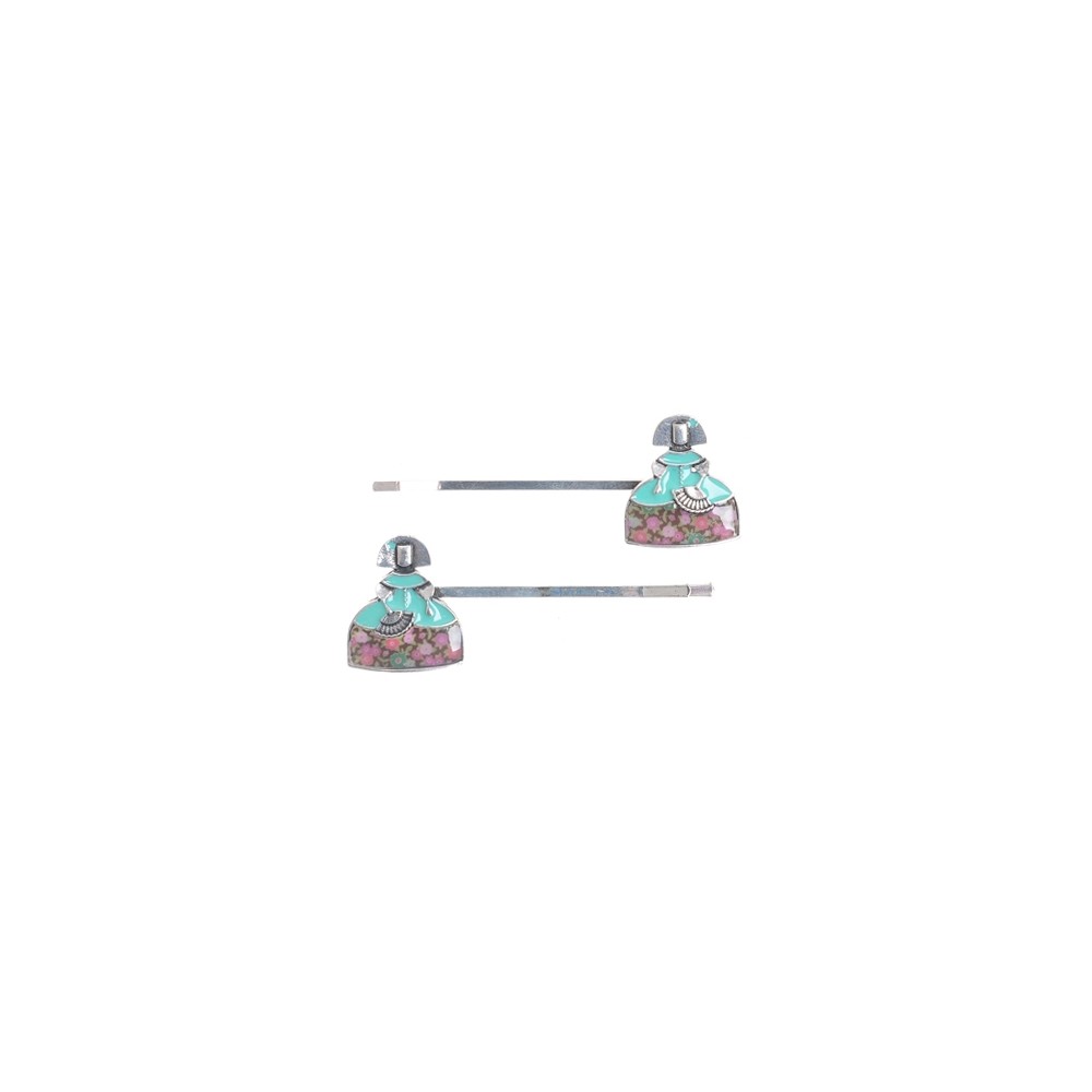 METAL ENAMEL HAIRPINS