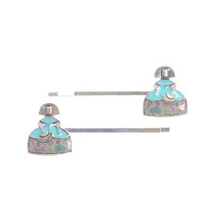 METAL ENAMEL HAIRPINS