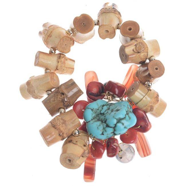 PULSERA BAMBÚ CUENTAS