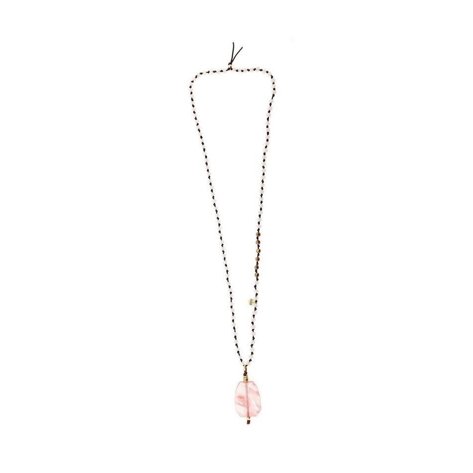 COLLAR LARGO PIEDRAS COLGANTE