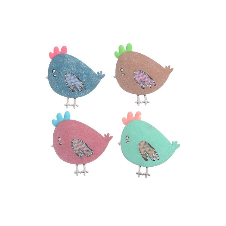 PRINTED METAL BROOCH 2