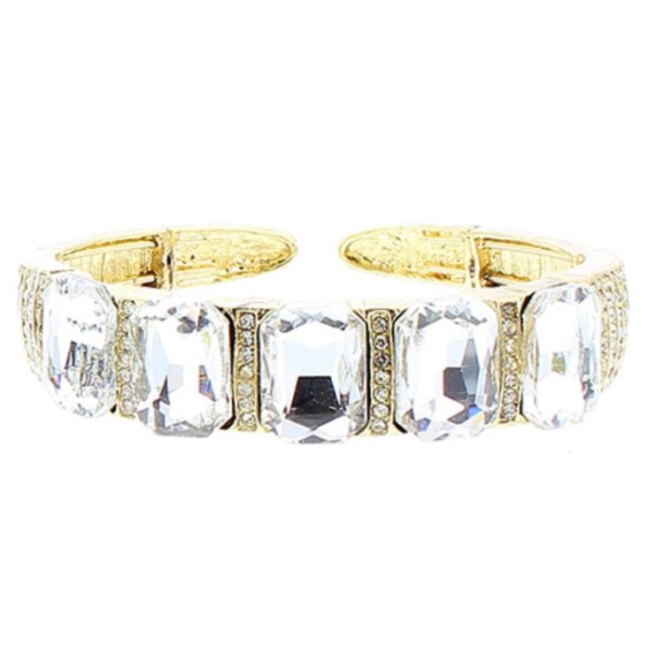PULSERA METAL CRISTALES