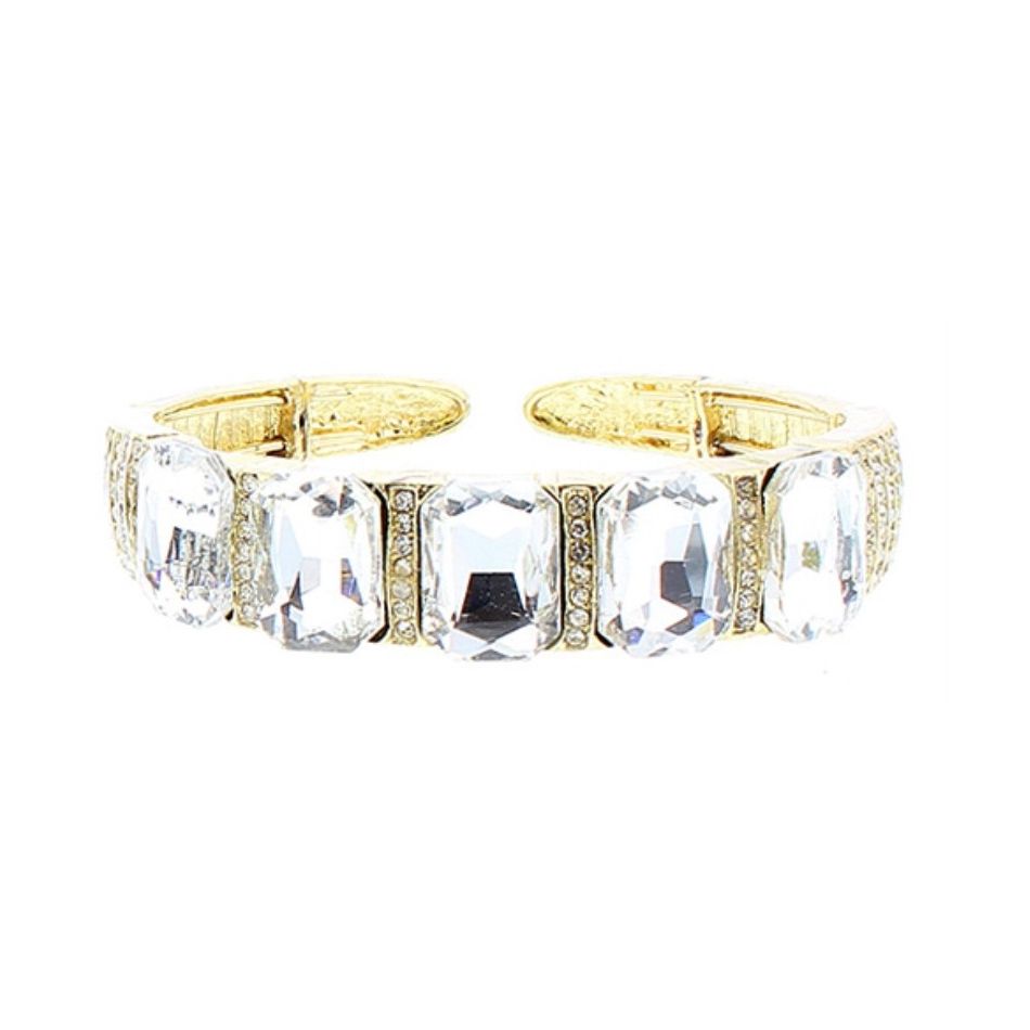 PULSERA METAL CRISTALES