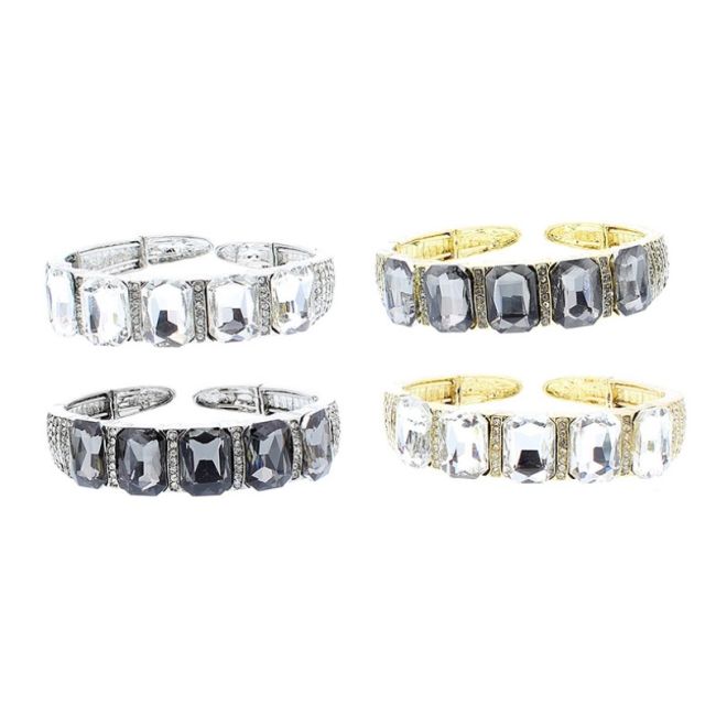 CRYSTAL METAL BRACELET