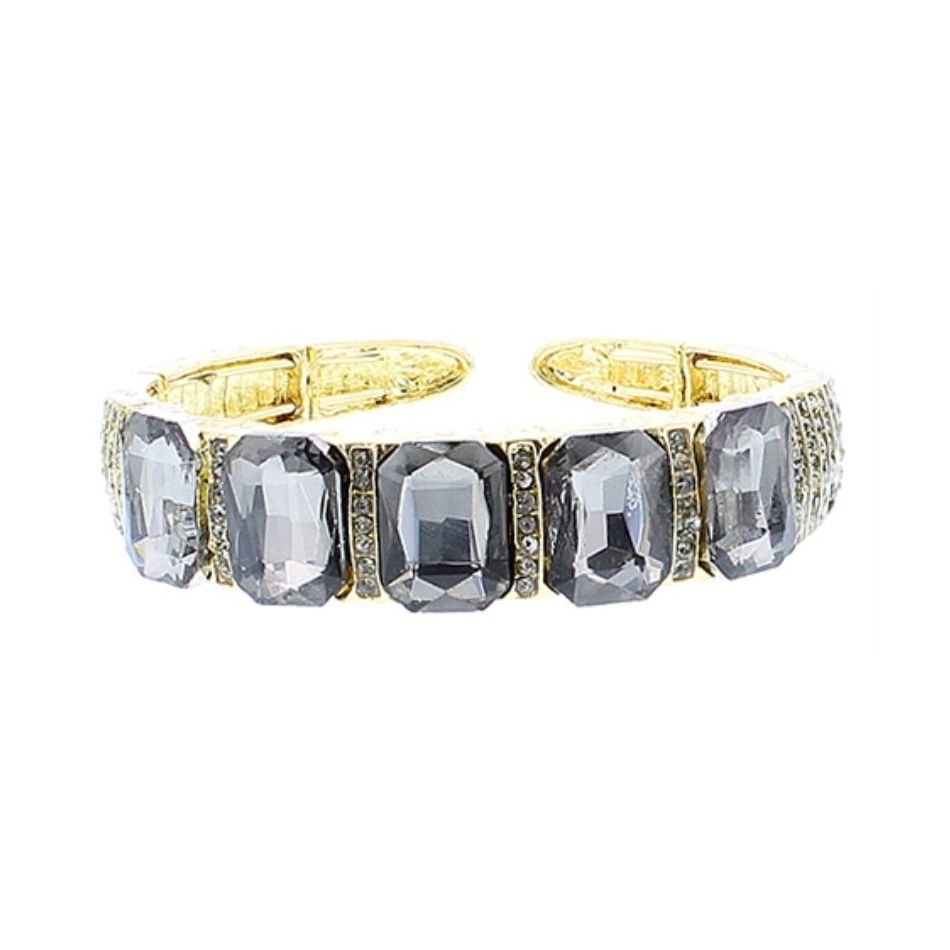 PULSERA METAL CRISTALES