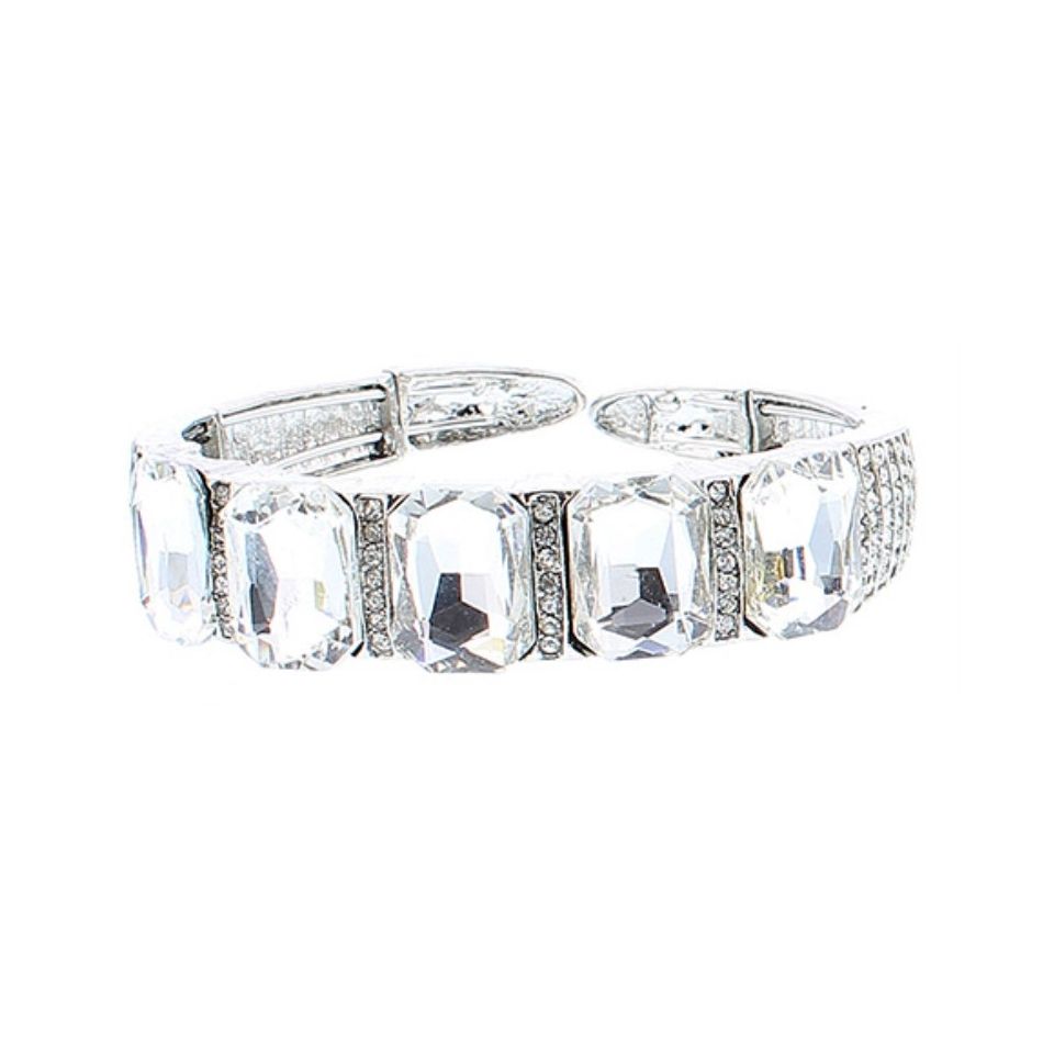 PULSERA METAL CRISTALES
